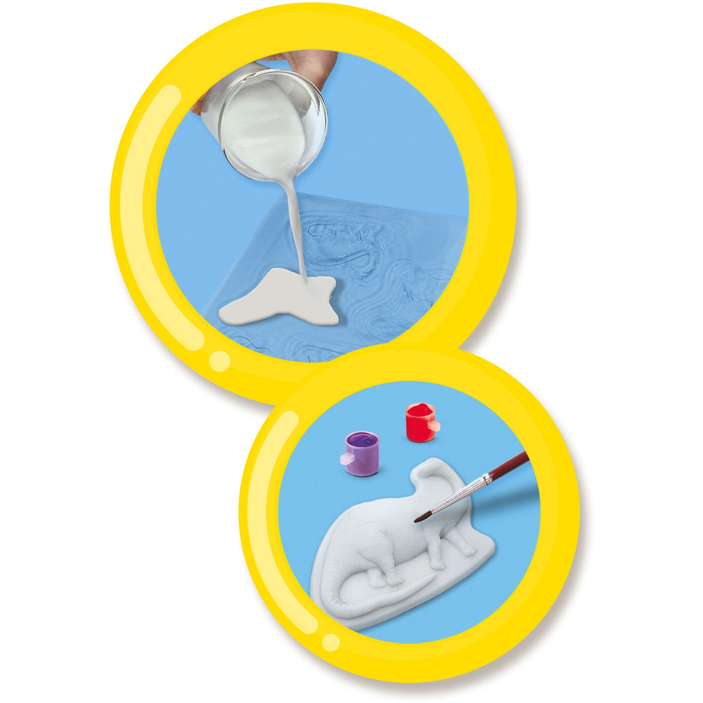 Creative Casting and Painting Fantasy Dinosaur Craft Set 🦖