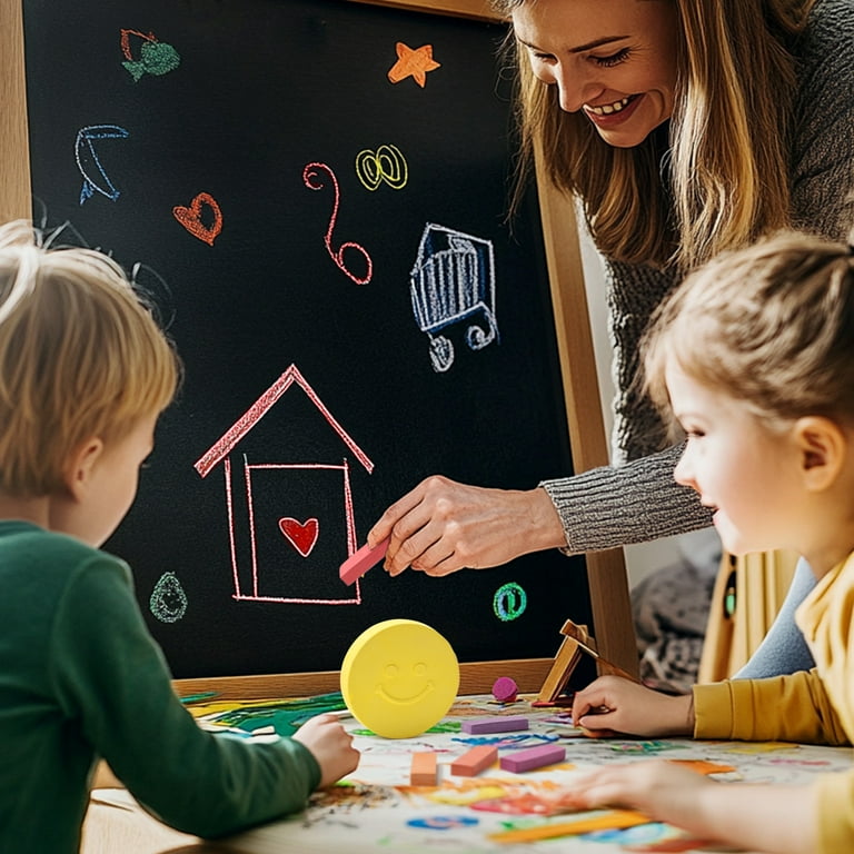 Sun Chalk Set, Multi-Color, Washable, 17 Pieces