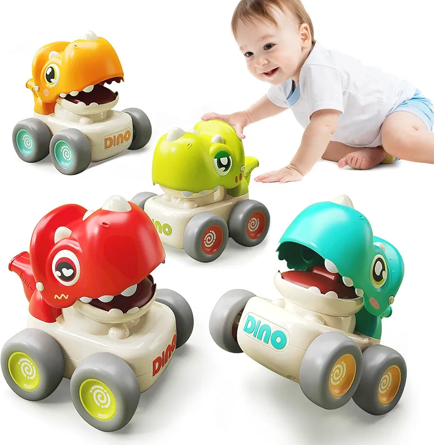 Dinosaur Car Toys for Toddlers 1-3