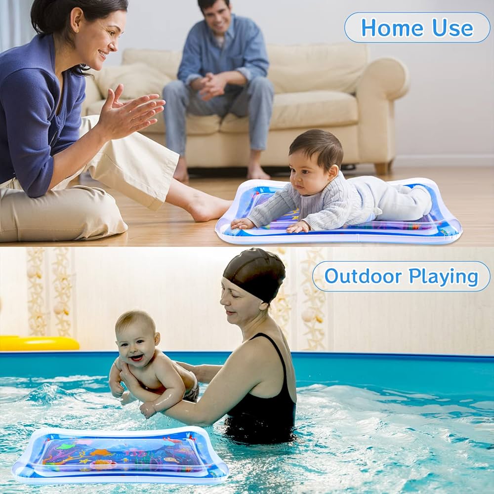 Baby Tummy Time Mat 70 x 50 cm for Baby from 3 6 9 Months
