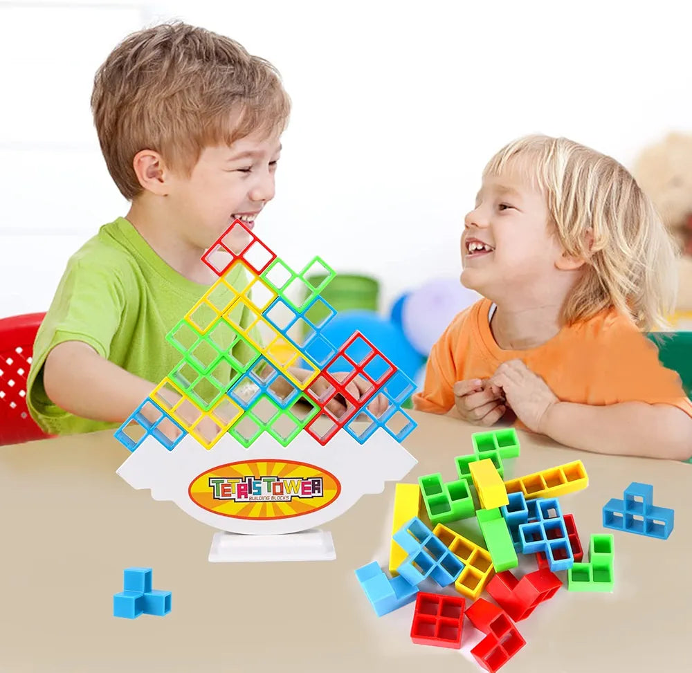 Tetris Tower Balance Building Toy