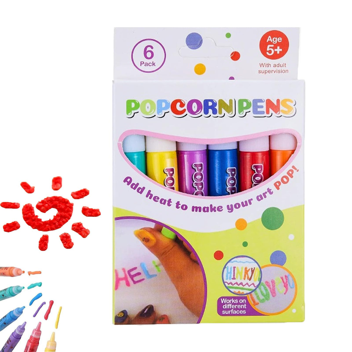 Magic Popcorn Pens, Pack of 12
