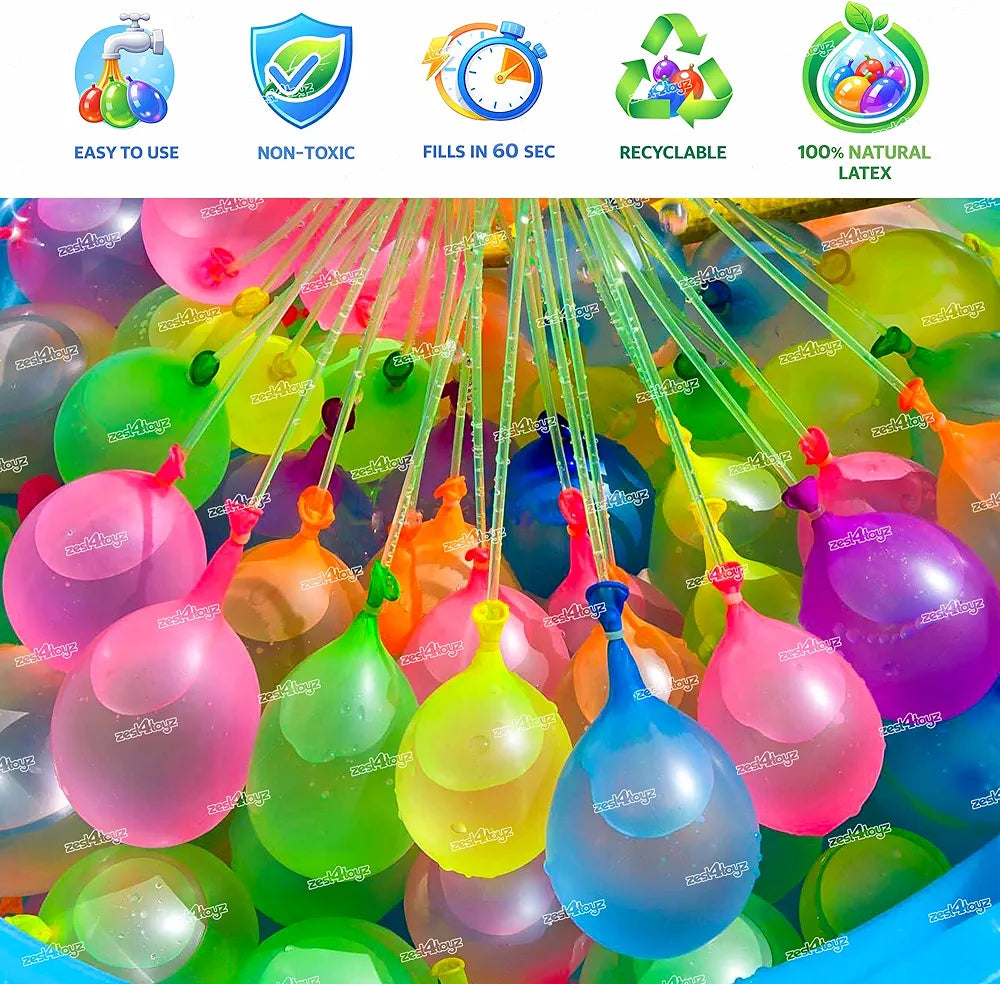 3 Packs of 111 Rapid Fill Water Balloons™ (333 Balloons Total)