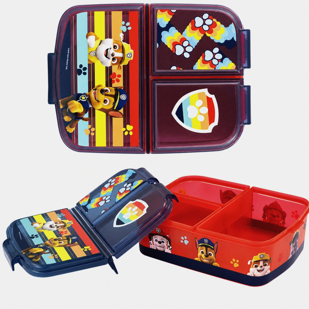 PAW PATROL Kids Lunch Box with 3 Compartments