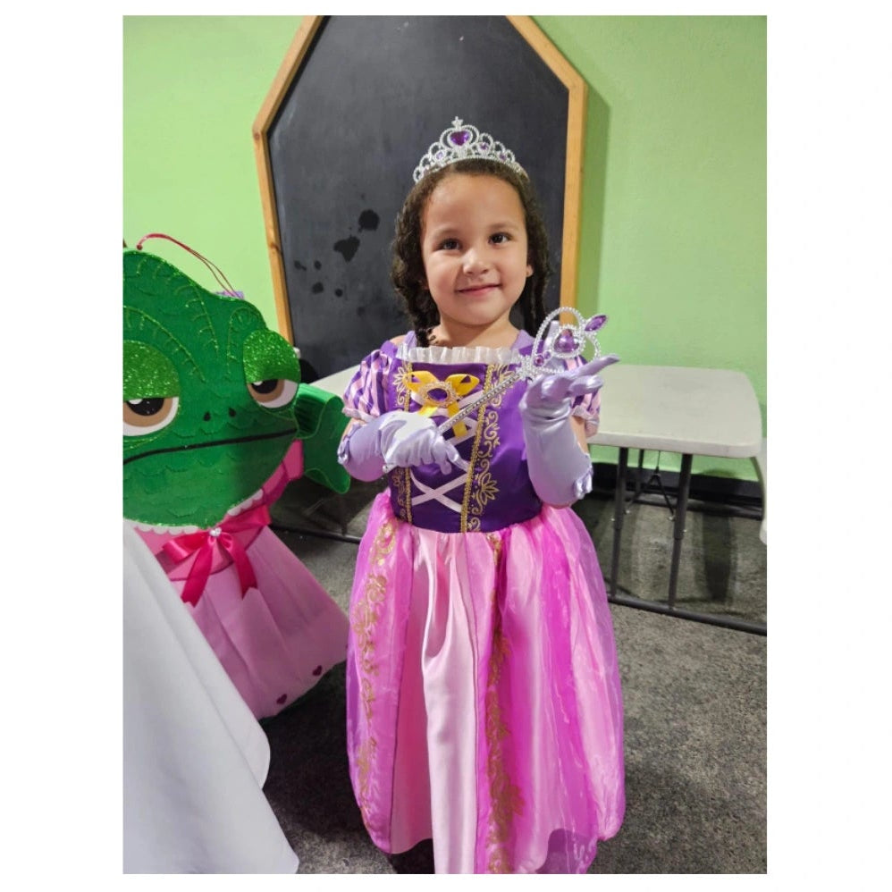 Rapunzel Deluxe Princess Party Dress Costume
