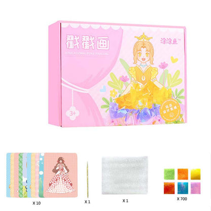 Fabric Puzzle Puncture Painting Kit