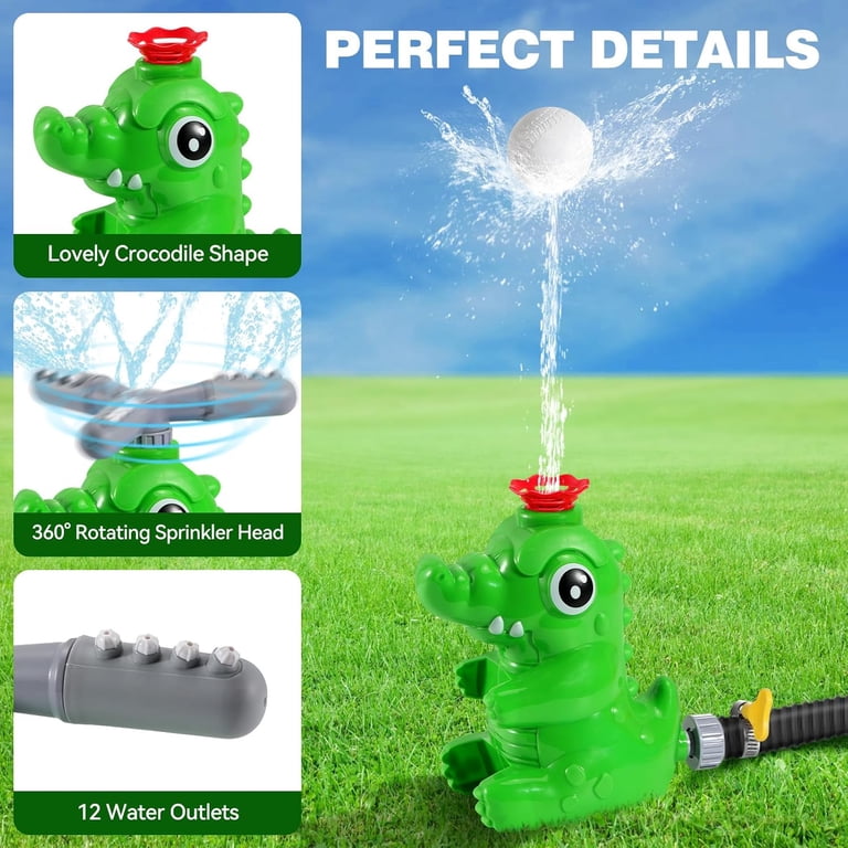 SPLASH Water Sprinkler Baseball Toy