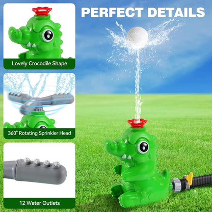 SPLASH Water Sprinkler Baseball Toy