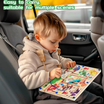 Magnetic Dinosaur Color & Number Maze