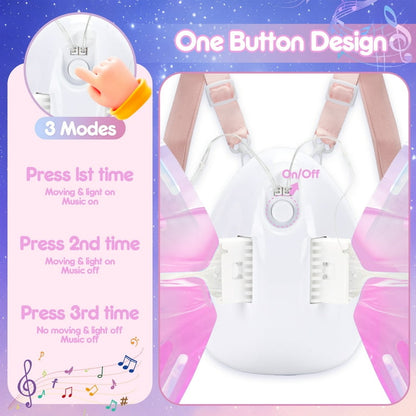 Fairy Glowing LED Butterfly Wings for Girls 🦋
