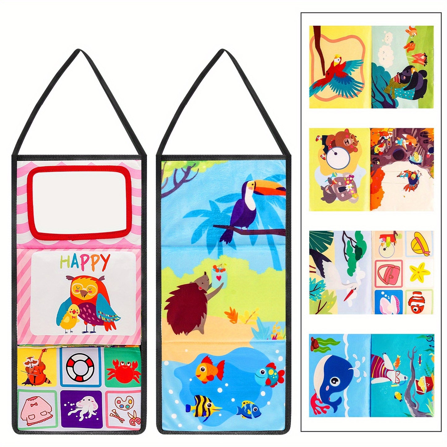 Colorful Baby Sensory Book with Mirror