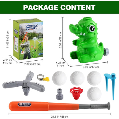 SPLASH Water Sprinkler Baseball Toy