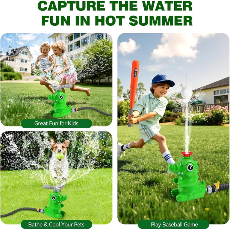 SPLASH Water Sprinkler Baseball Toy