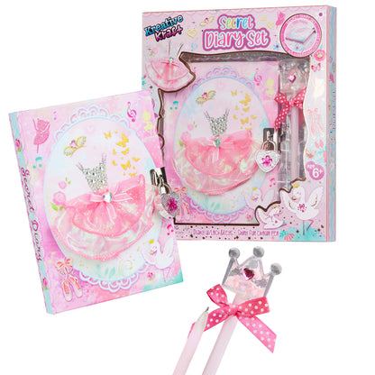 KreativeKraft Ballet Secret Diary set with Lock