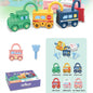 Montessori Lock and Key Connectable Car Toys