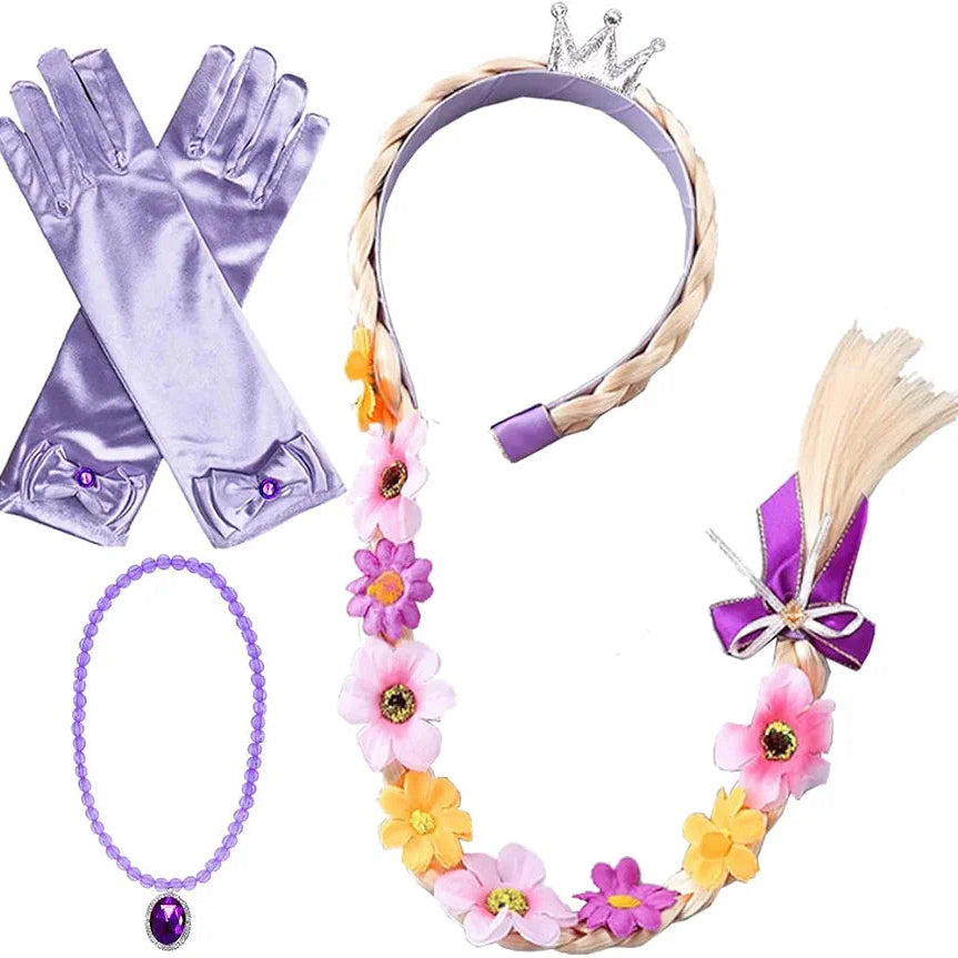 Rapunzel Deluxe Princess Party Dress Costume