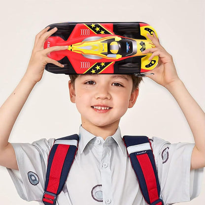 3D Red Race Car Large Pencil Case