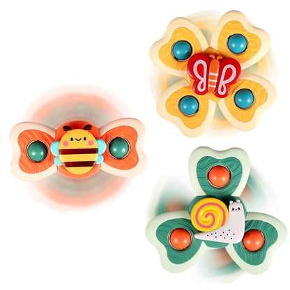 Suction Cup Spinner Toys 3 pack
