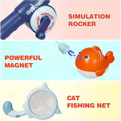 2-in-1 Magnetic Fishing Game for Kids