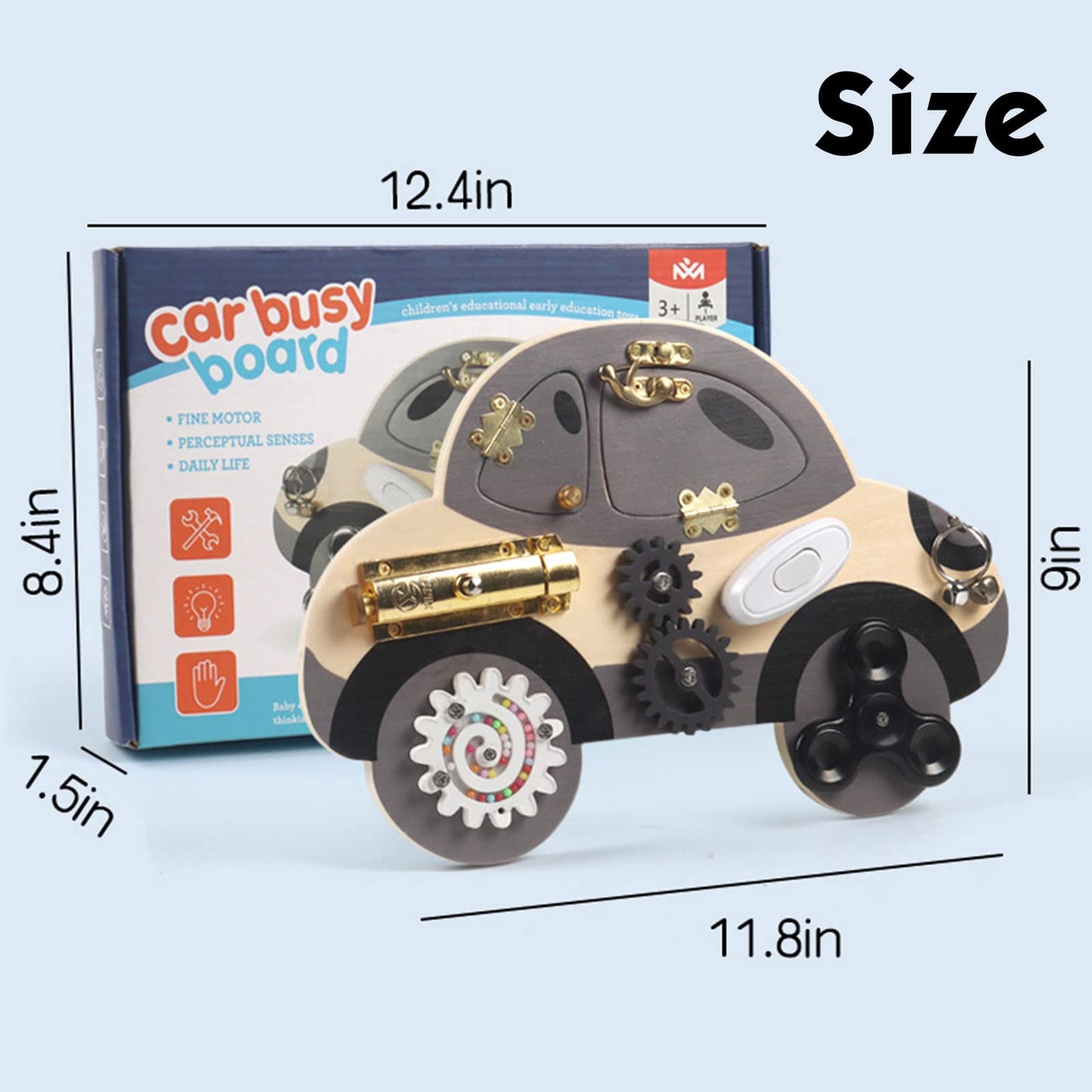 Montessori Unlocking Car Busy Board