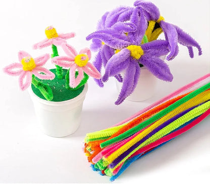 Pipe Cleaner, 100 pcs for DIY Decorations and Crafts