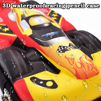 3D Red Race Car Large Pencil Case