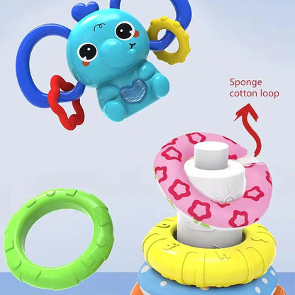 Montessori Stacking Tower with Sound & Light 🐘