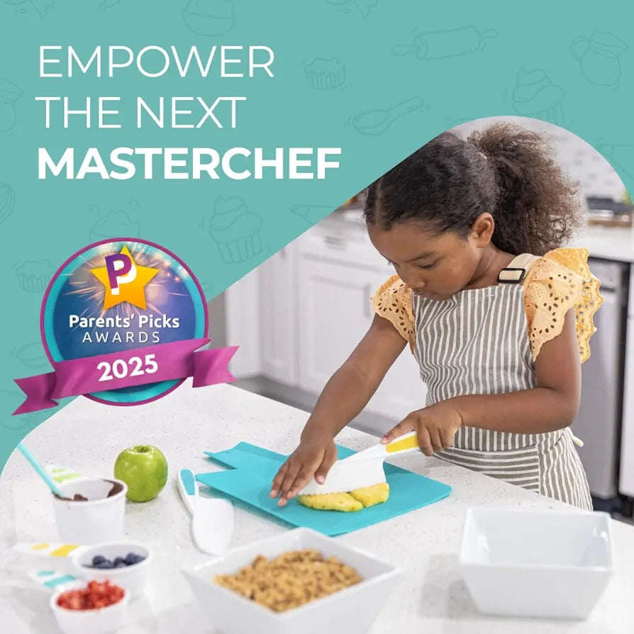 Montessori knife Set for Kids (3 pcs) Make Cooking Fun, Safe & Easy!
