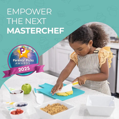 Montessori knife Set for Kids (3 pcs) Make Cooking Fun, Safe & Easy!