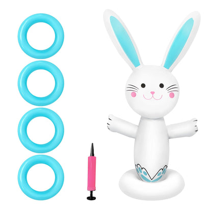 Inflatable Bunny Ring Toss Game