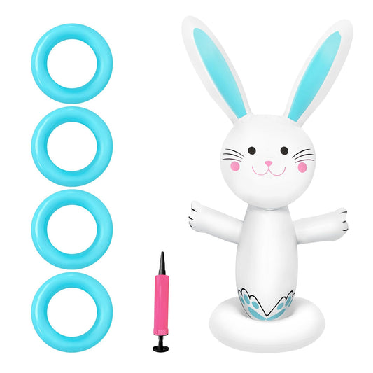 Inflatable Bunny Ring Toss Game