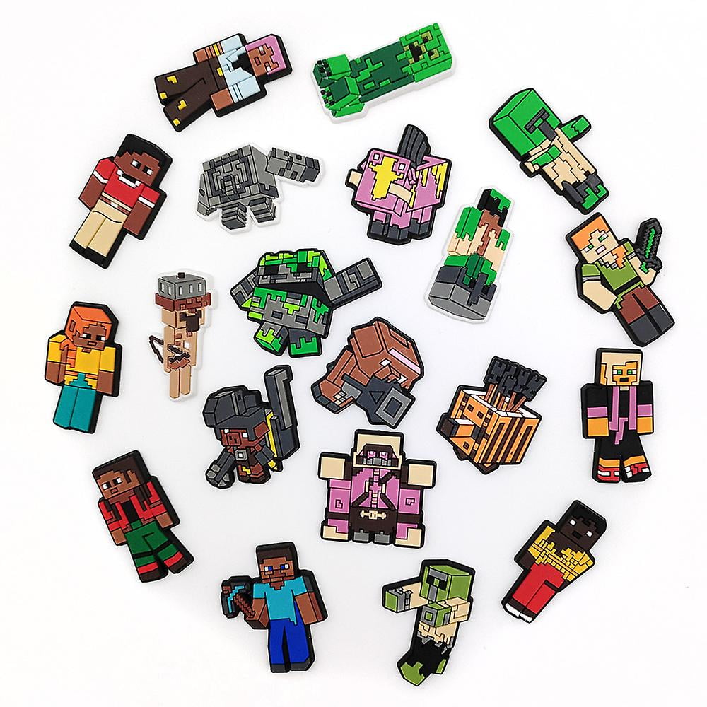 Minecraft Shoe Charms Set 10pcs (Random Designs)