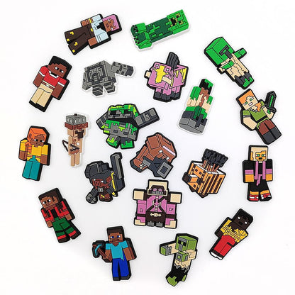 Minecraft Shoe Charms Set 10pcs (Random Designs)