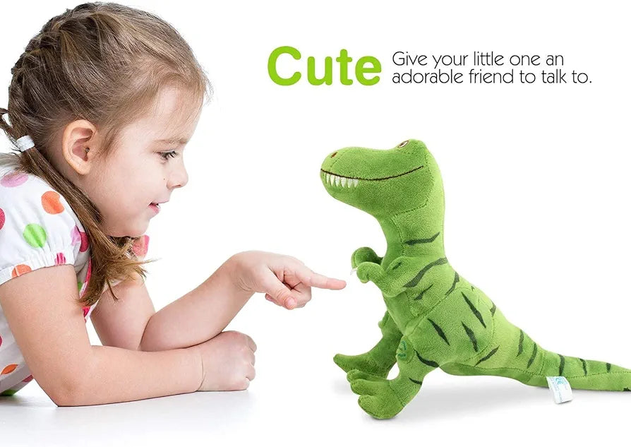 Dinosaur plush figure Tyrannosaurus, 40 cm, Green