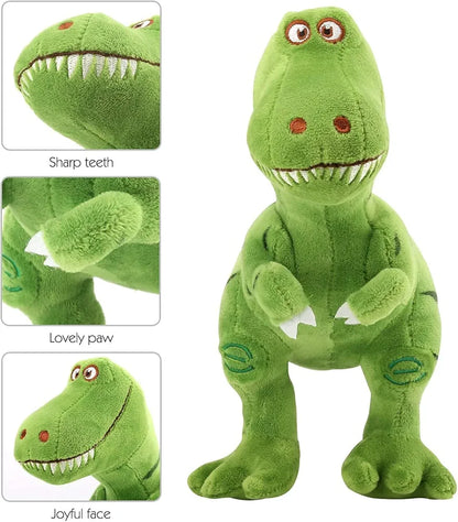 Dinosaur plush figure Tyrannosaurus, 40 cm, Green