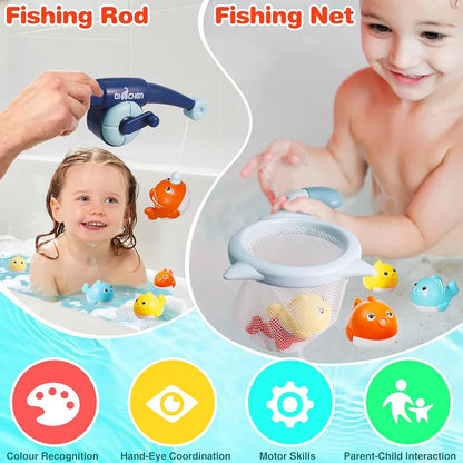 2-in-1 Magnetic Fishing Game for Kids