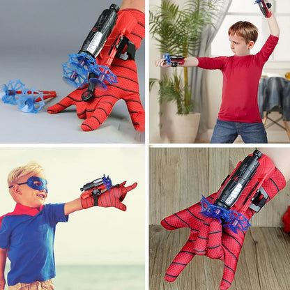 2Pcs Spider Silk Launcher Set for Kids- Can Grab Small Objects