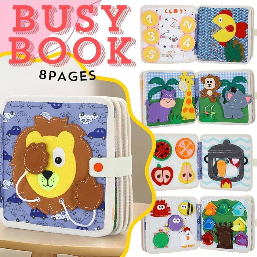 Montessori toddler busy book