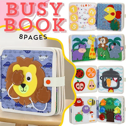 Montessori toddler busy book