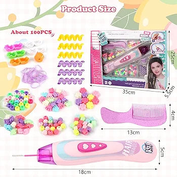 Jewellery Set for Hair with Braiding Machine