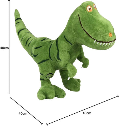 Dinosaur plush figure Tyrannosaurus, 40 cm, Green