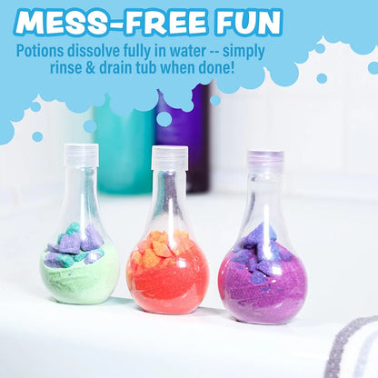 Tub Works Kids Bath Bomb Potion 6 Pack, Foams & Bubbles
