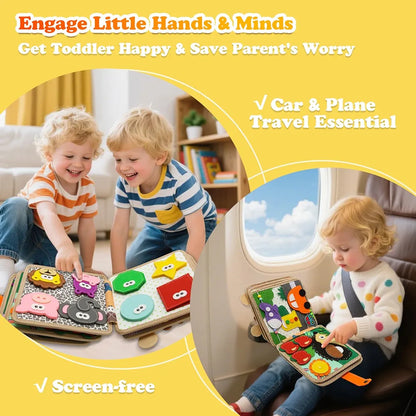 Montessori toddler busy book