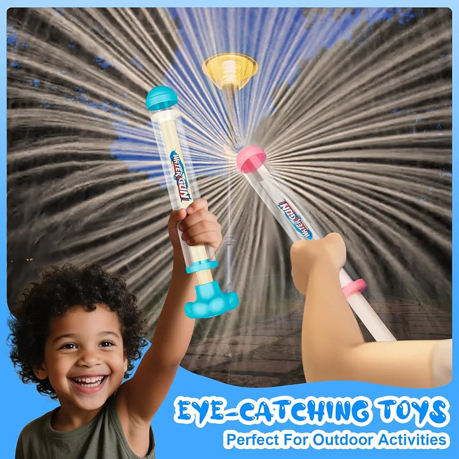 Firework-Shaped Spray Water Gun 4 pack