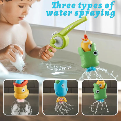 Baby Fishing Bath Toy Set – Fishing Rod, Net & Floating Water Toys for Toddlers 18M+