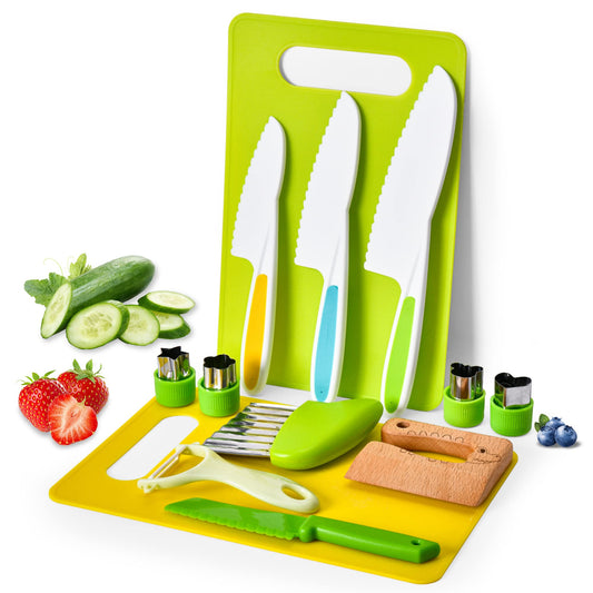 Montessori knife Set for Kids (3 pcs) Make Cooking Fun, Safe & Easy!