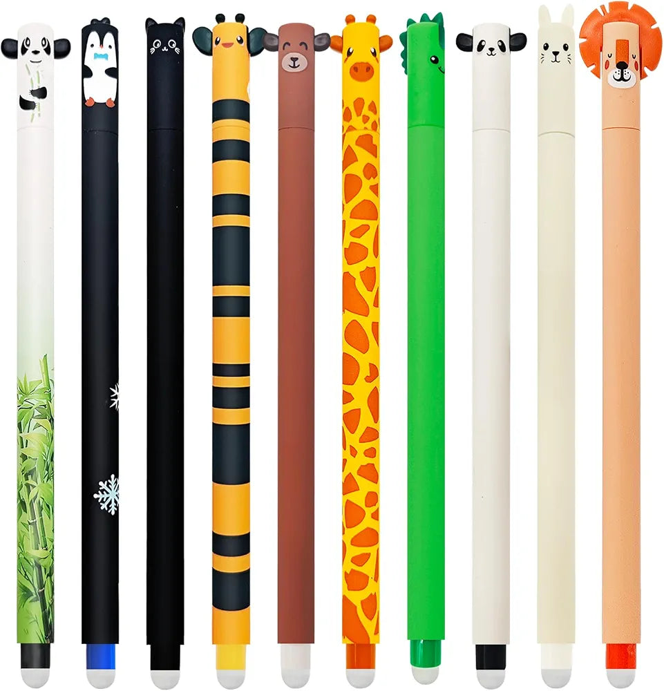 MYSTERY ANIMAL PACK
6 colorful erasable pens