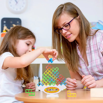 Tetris Tower Balance Building Toy