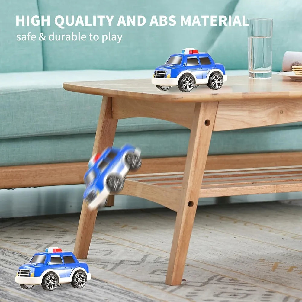 Transport Vehicles Toys for Toddlers, 5 in 1 Truck Friction Power Toy Car With Light and Sound (City Truck)