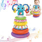 Montessori Stacking Tower with Sound & Light 🐘
